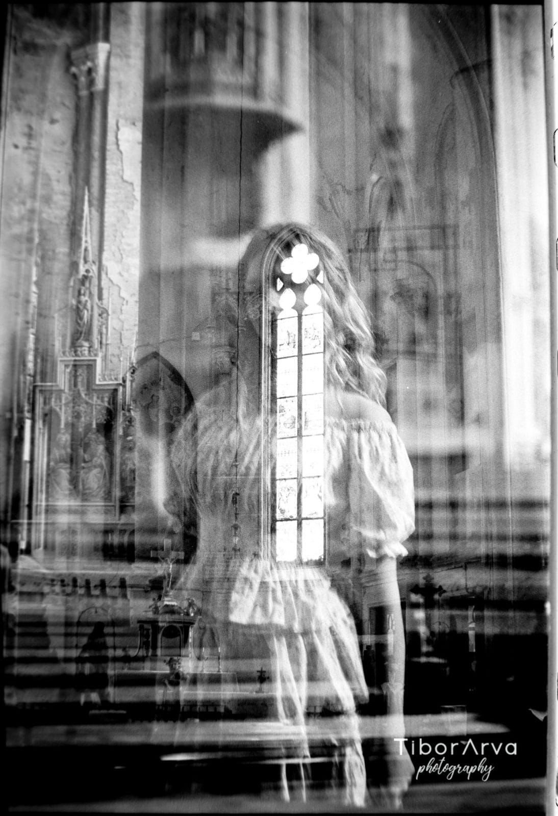 Stained Glass Reverie - Analog darkroom photography journal by Tibor Arva